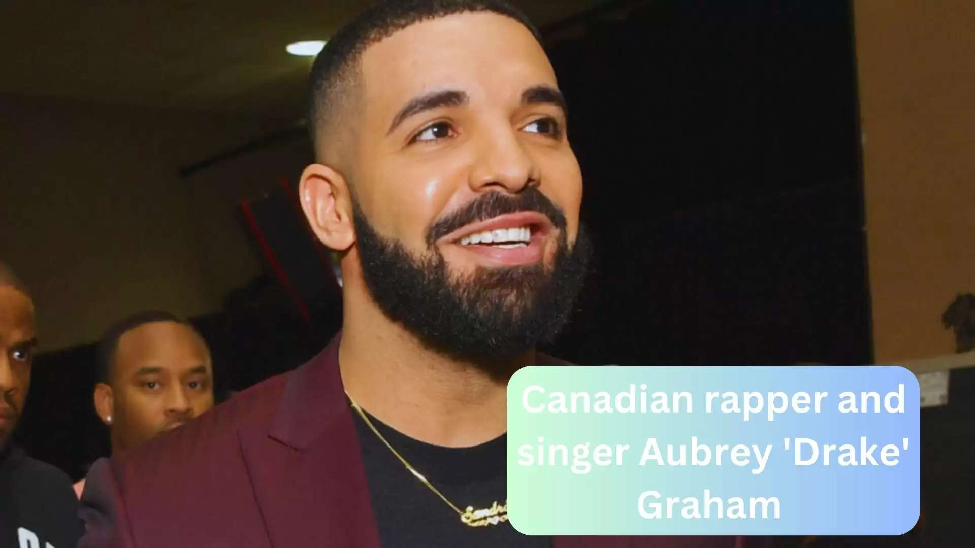 Canadian rapper and singer Aubrey 'Drake' Graham 
