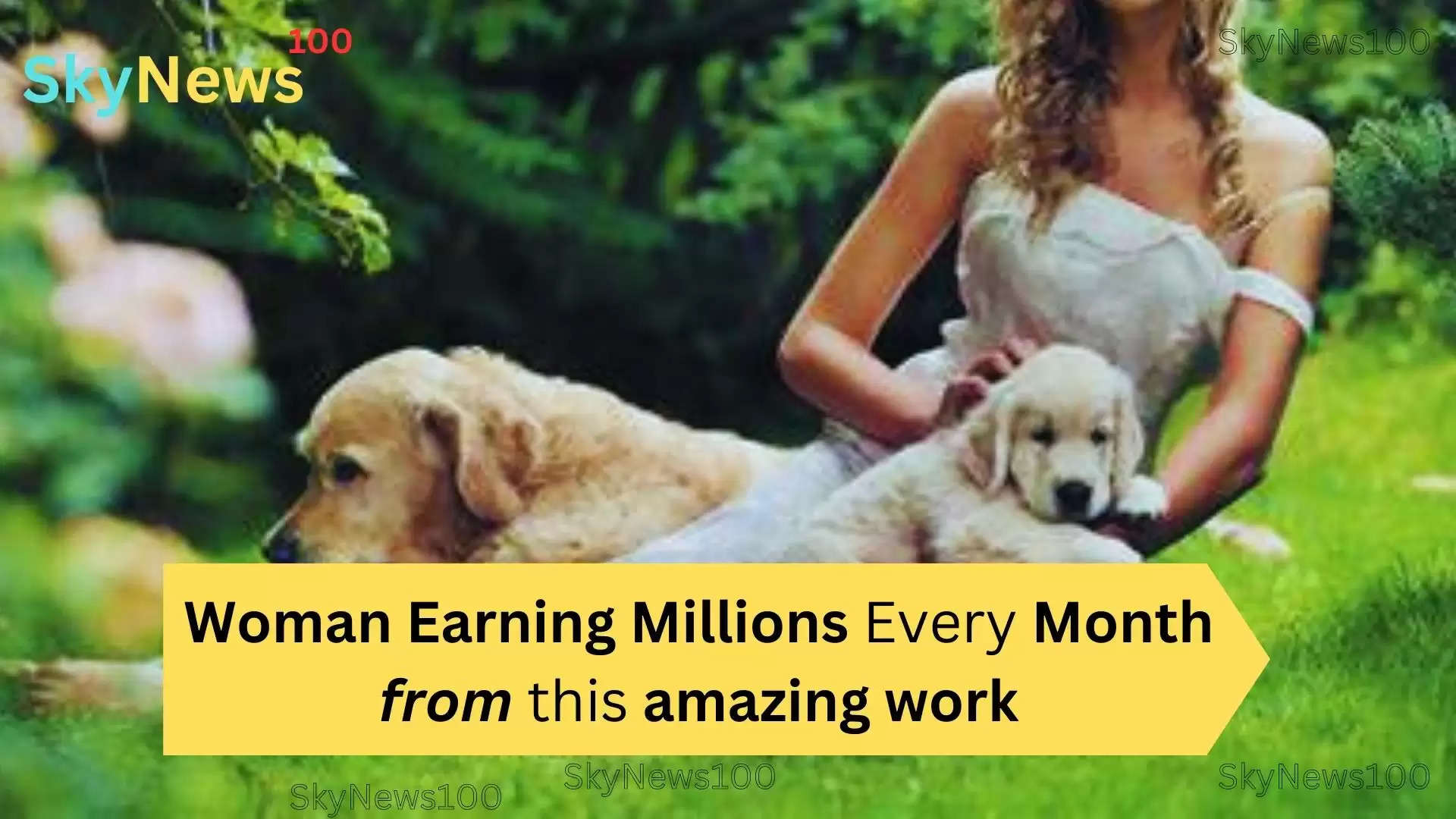 Woman Earning Millions Every Month from this amazing work