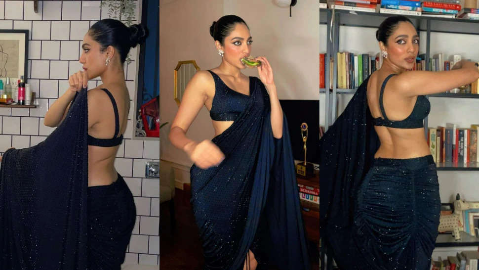 Sobhita Dhulipala Hot Photos: सोभिता धुलिपाला ने काली साड़ी में दिए इतने जबरदस्त पोज़, फैंस के छूटे पसीने